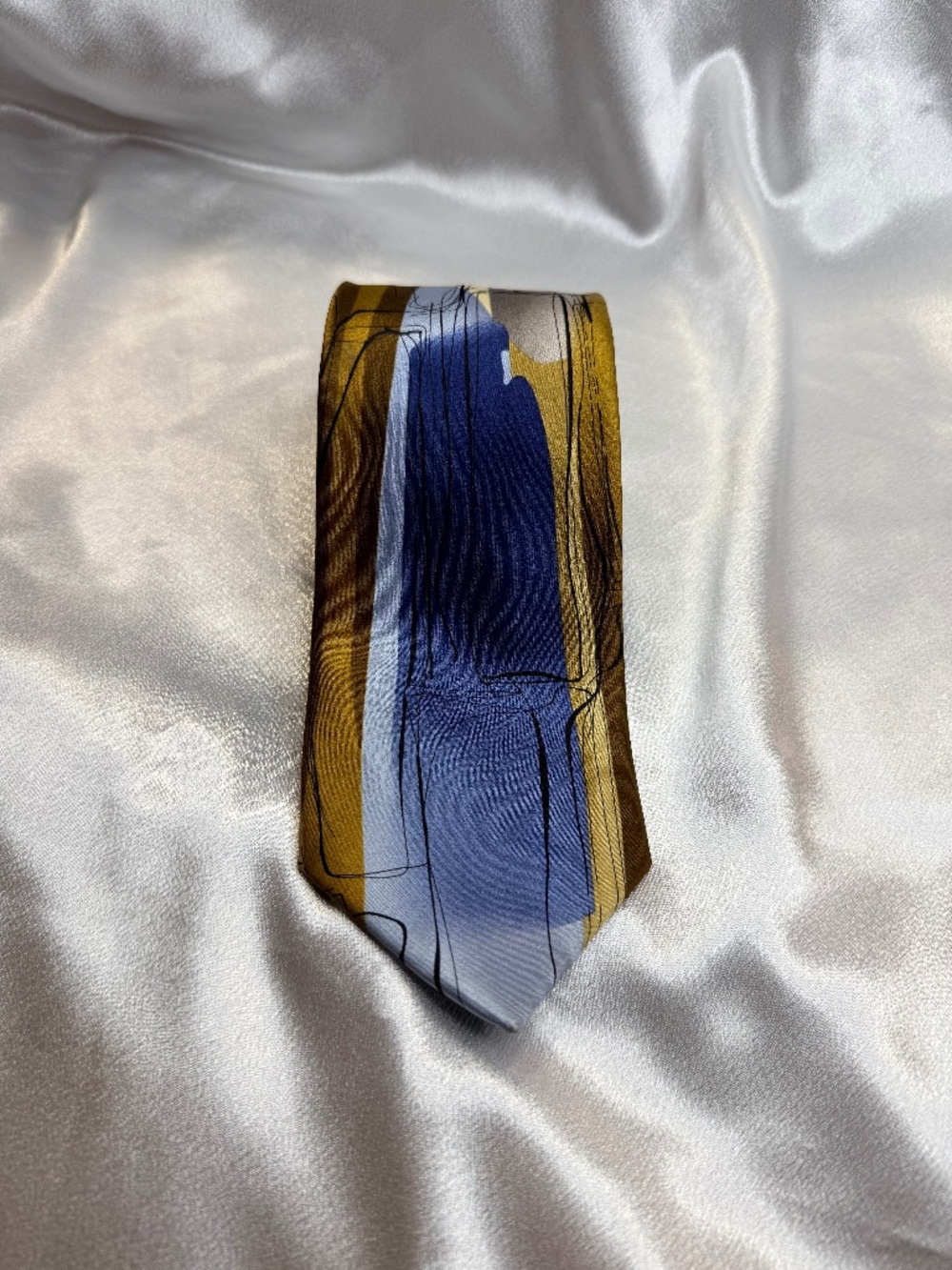 Jerry Garcia Hard Hold Collection 52 100% Silk Abstract Necktie